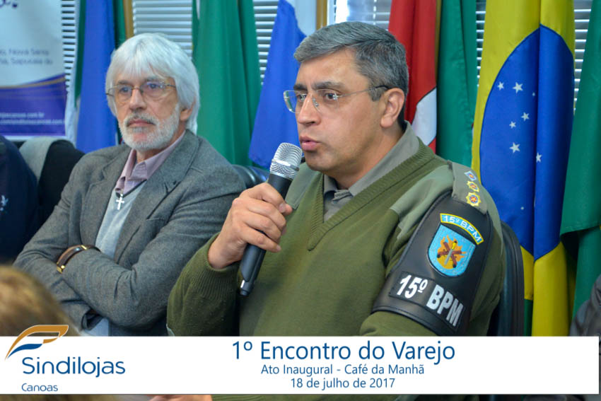 Tenente Coronel, Valdeci Antunes, comandante do 15º BPM